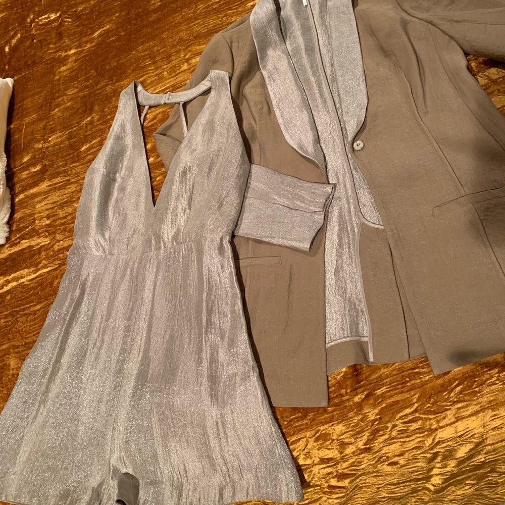 Free People blazer with romper co-ord set - rare